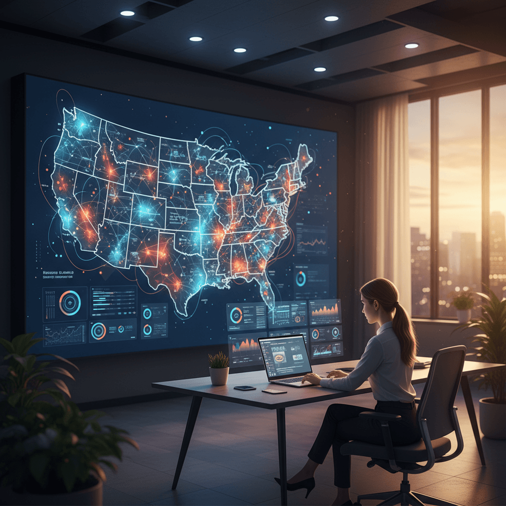 Featured image for Localize to Dominate with AI State-by-State Insights