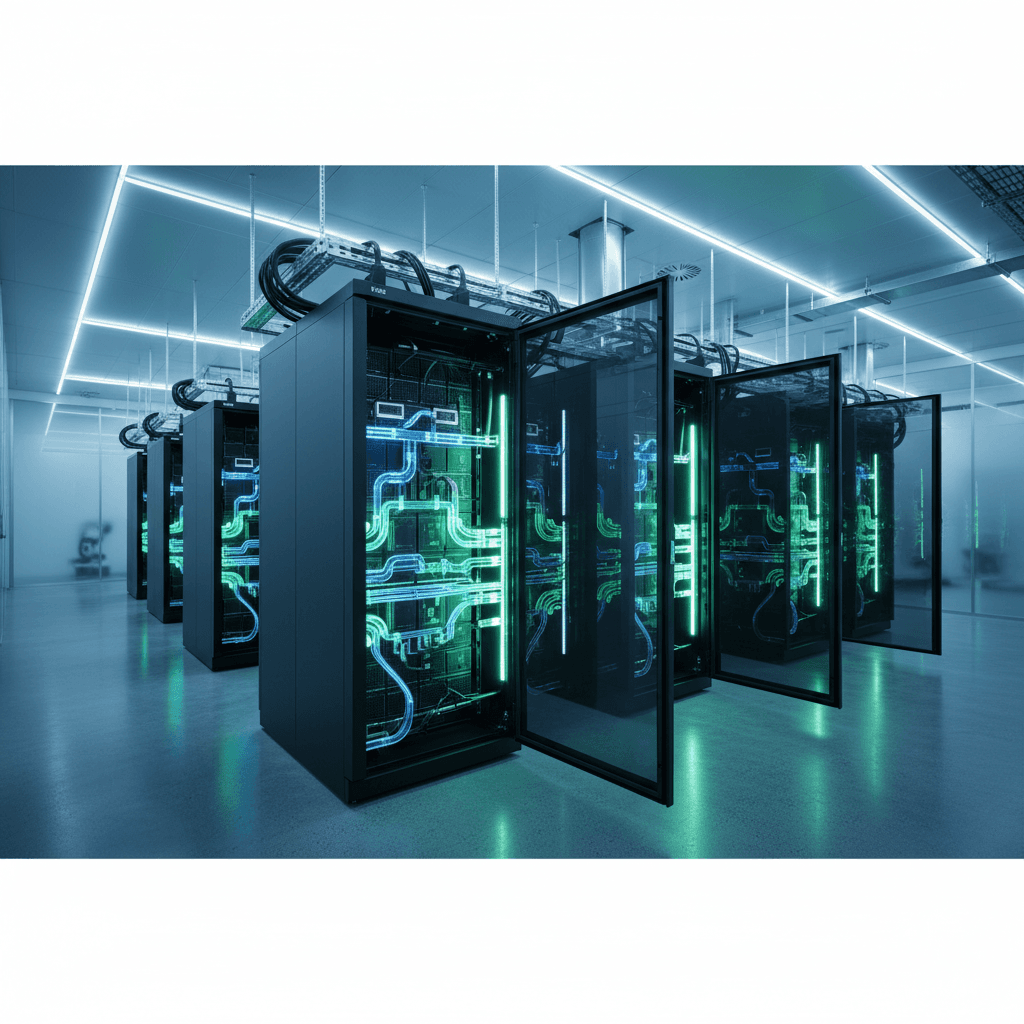 Featured image for How Microfluidic Cooling Makes AI More Sustainable