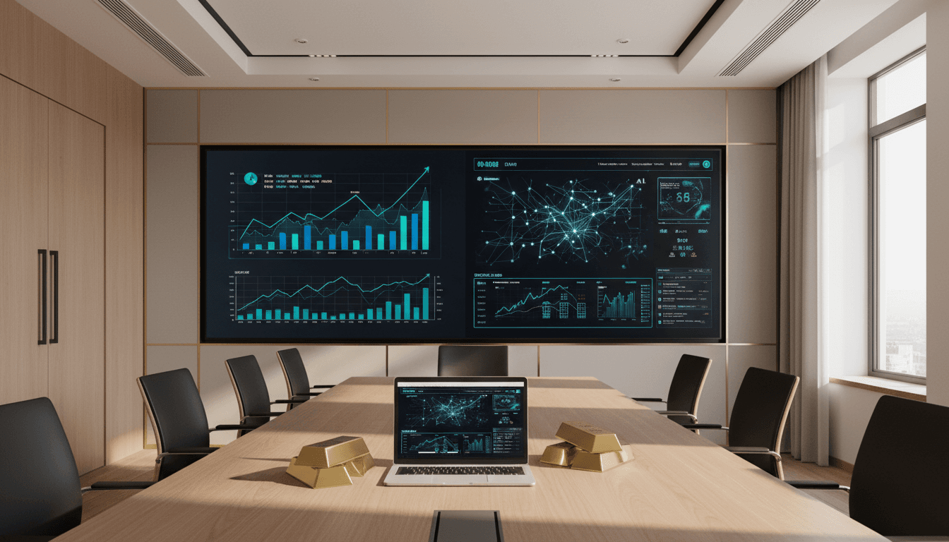 Featured image for Aur și AI: scut inteligent pentru capital în 2026