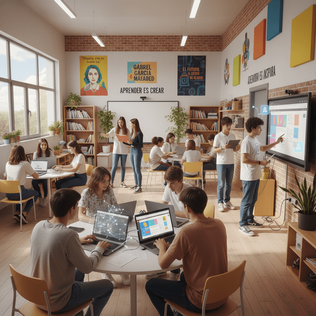 Featured image for Hacemos cosas con palabras: literatura e IA en 4º ESO