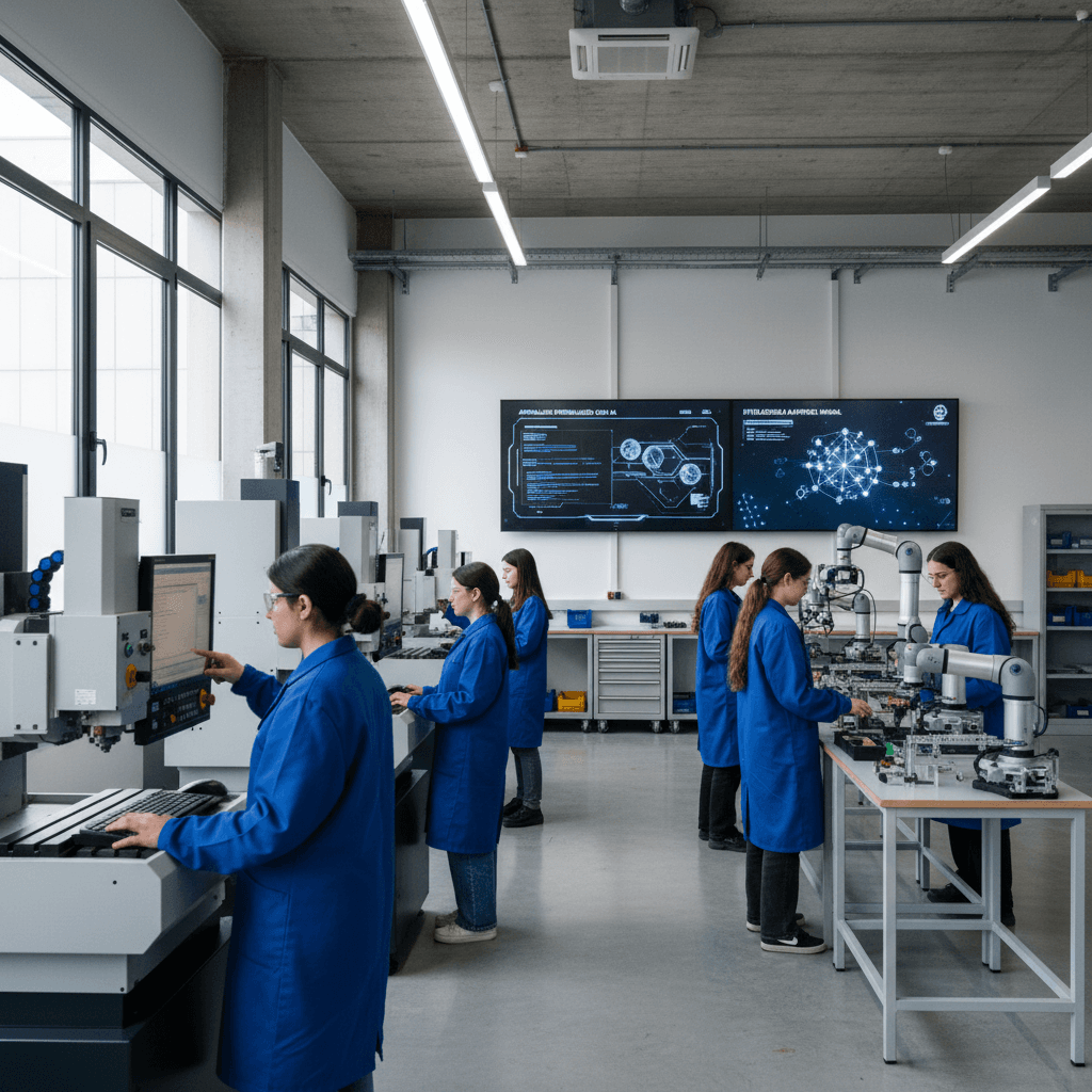 Featured image for FP industrial y chicas: cómo la IA puede romper el muro