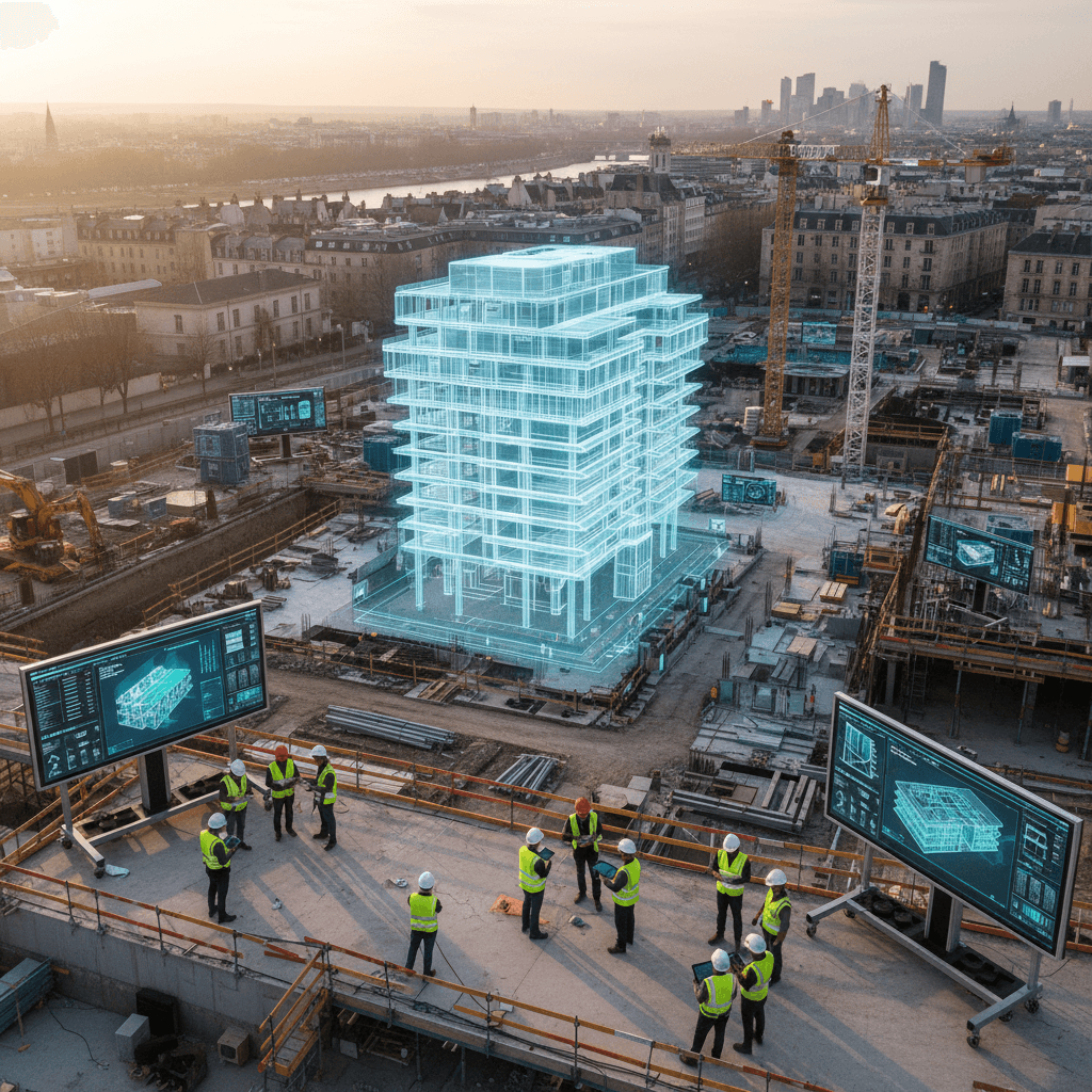 Featured image for Comment l’IA et le BIM transforment les chantiers français