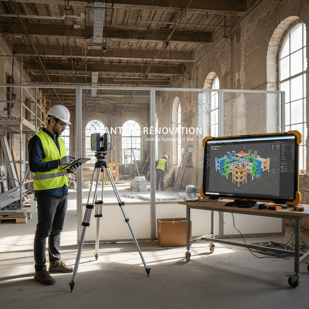 Featured image for Scan to BIM et IA : vers des jumeaux numériques utiles