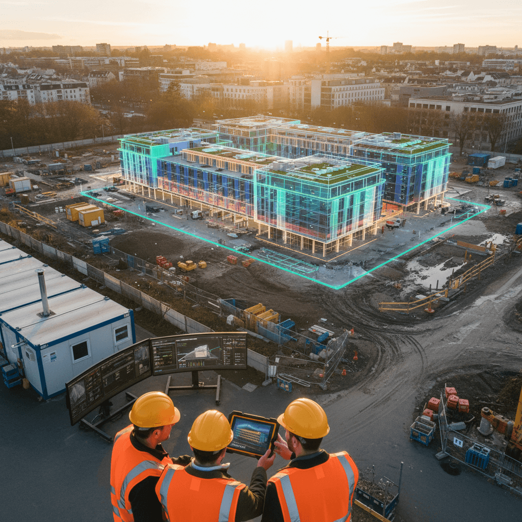 Featured image for IA, scan 3D et jumeaux numériques : le chantier devient vraiment intelligent