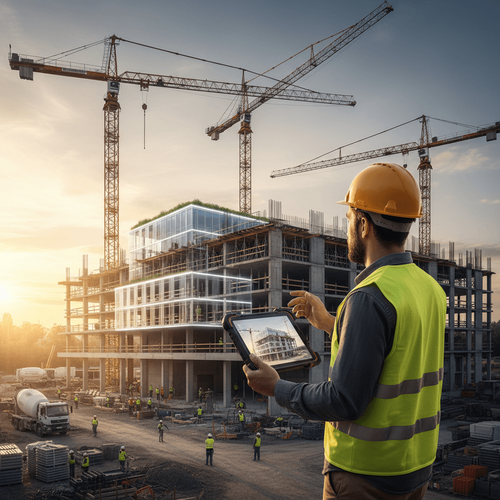 Featured image for Comment la RA sur chantier réduit erreurs et coûts BTP