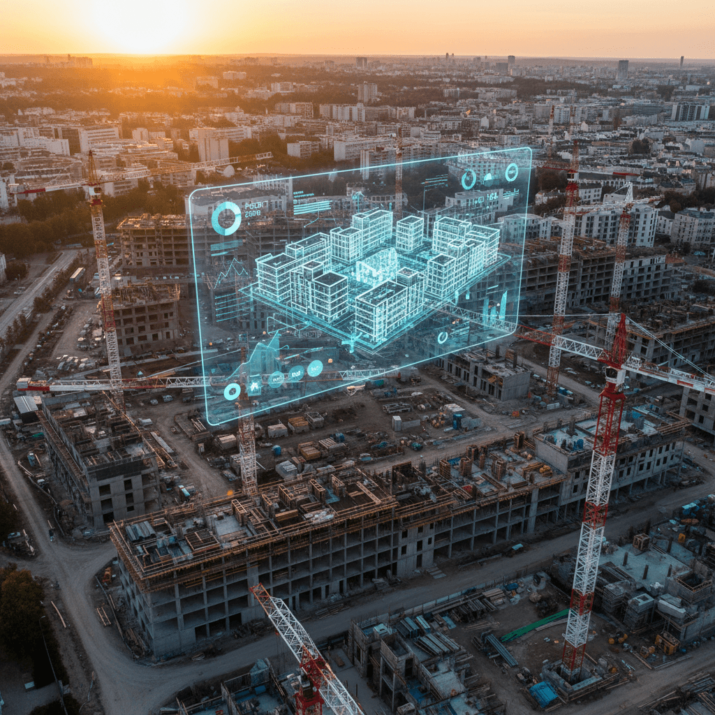 Featured image for Jumeaux numériques BTP : de la théorie au chantier