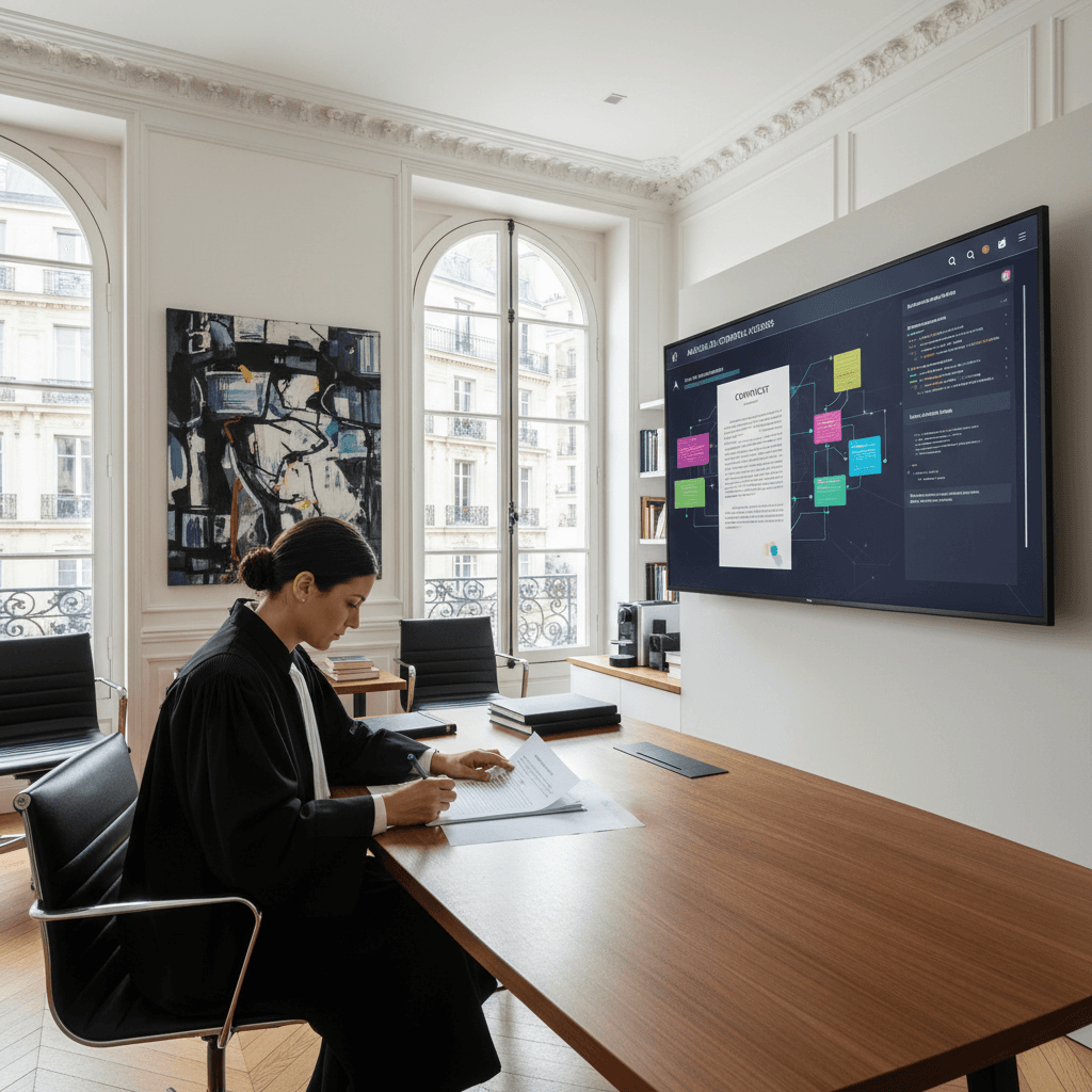 Featured image for IA et contrats : jusqu’où un cabinet peut déléguer ?