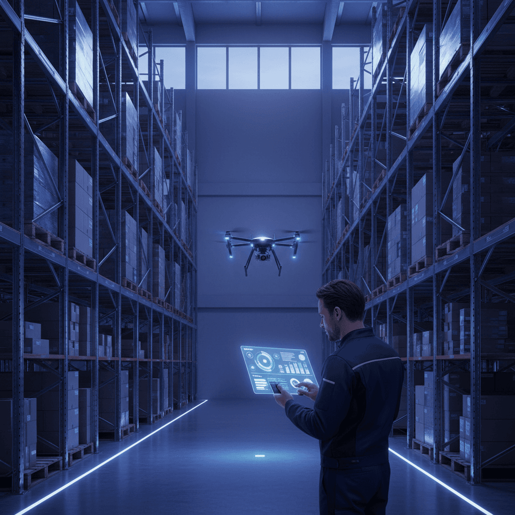 Featured image for Drones en AI: zo wordt uw voorraadtelling echt slim