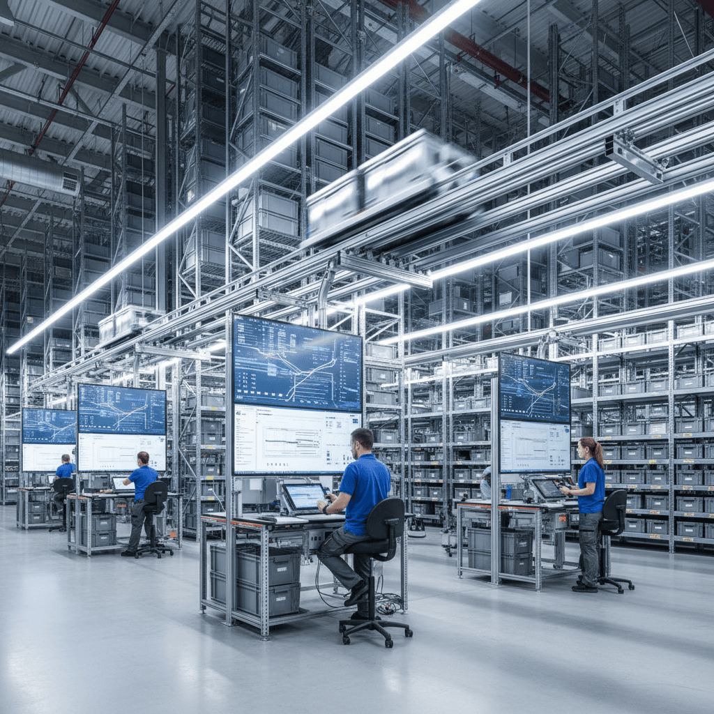 Featured image for Slim opschalen in het magazijn met AI en shuttles