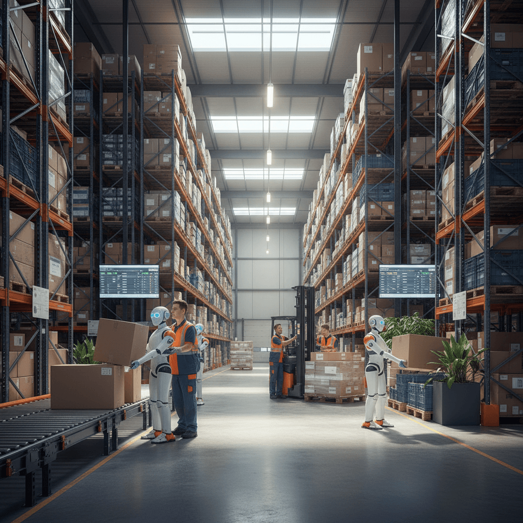 Featured image for Humanoïde robots in het magazijn: hype of gamechanger?