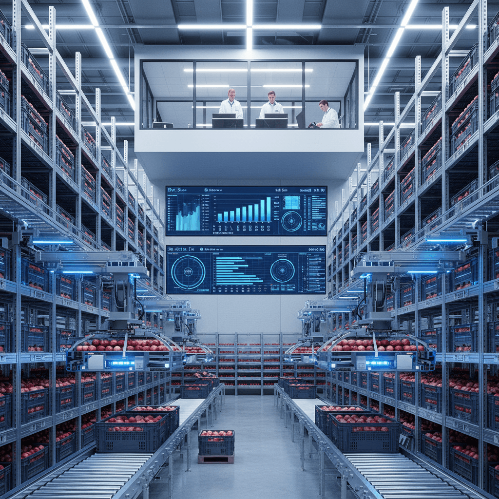 Featured image for Hoe Fruitmasters AI inzet in een slim hoogbouwmagazijn