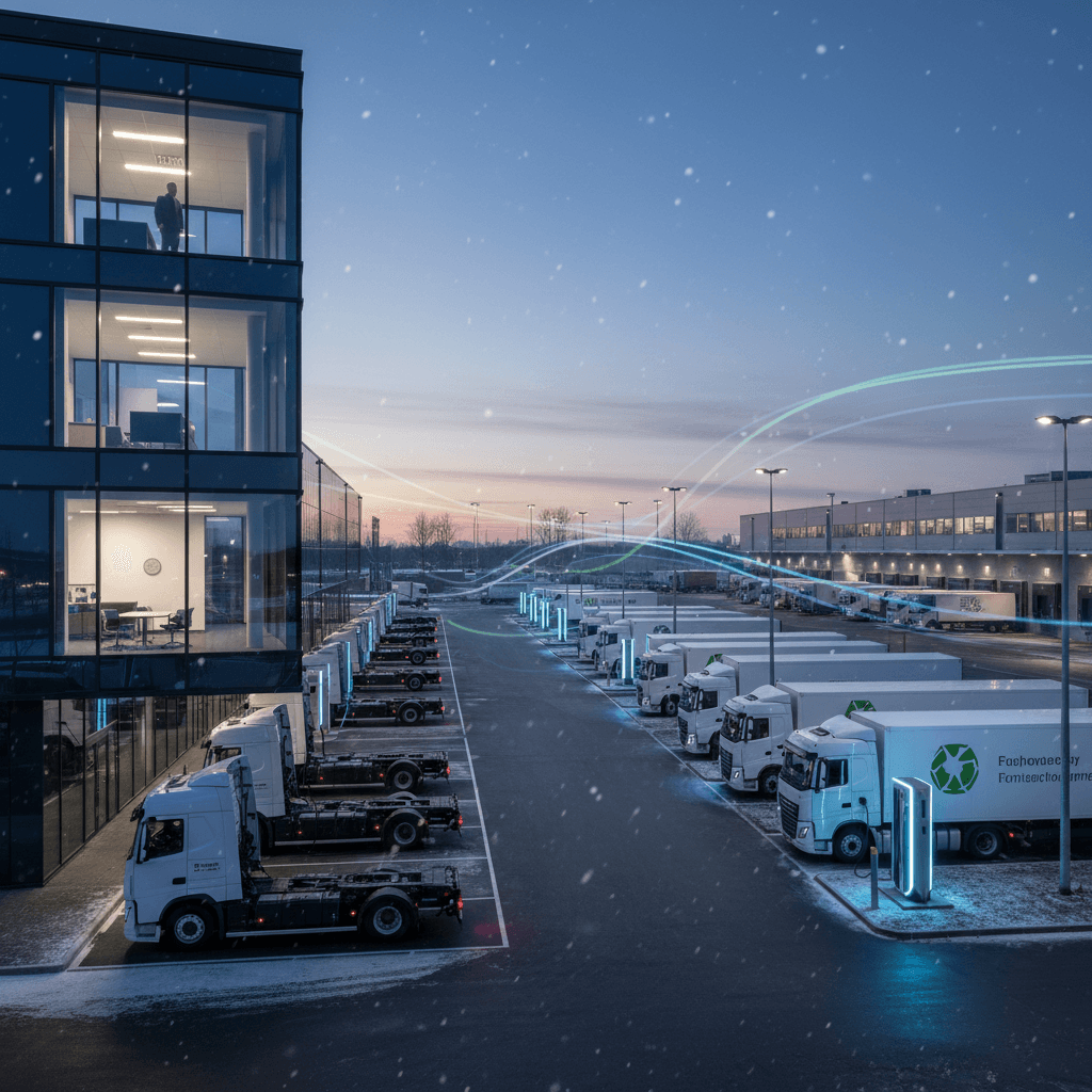 Featured image for Laadgedrag e-trucks: data, AI en slim laden