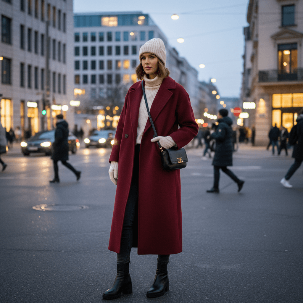 Featured image for Warum ein burgunderroter Mantel 2025 die beste Wahl ist
