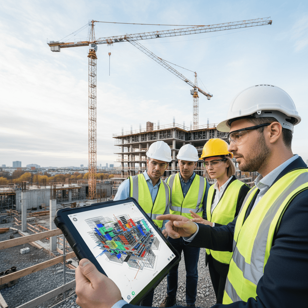 Featured image for Design-to-Build-Workflows: Wie ALLPLAN 2026 die Baustelle 4.0 möglich macht