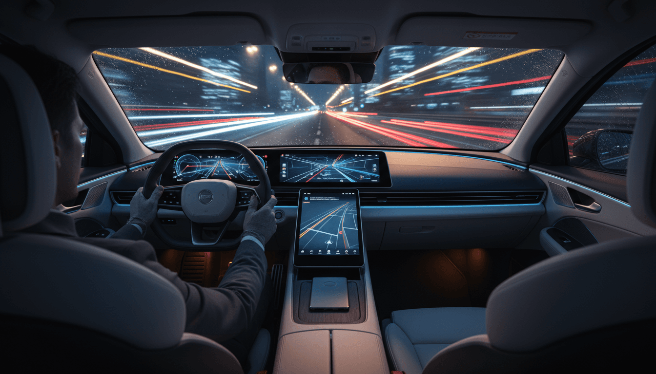 Featured image for AI ์์จ์ฃผํ ์๋, โFSD๋ก ๋ฌธ์ ๊ฐ๋ฅโ์ ์ํํ ์ฐฉ๊ฐ