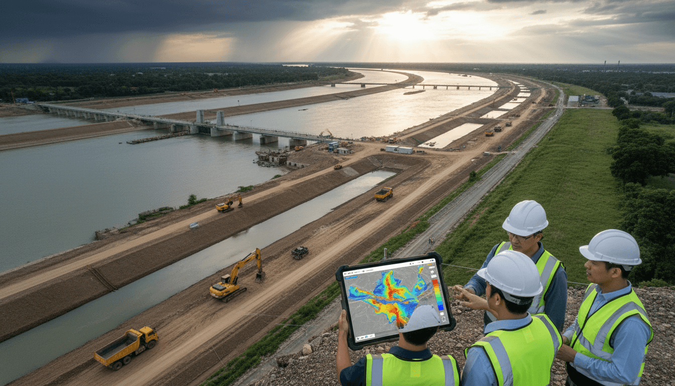 Featured image for æ°åå€åæä»£ã®æ²³å·æŽåãšAI治氎ïŒå»ºèšæ¥ãããŸåããã¹ãããš