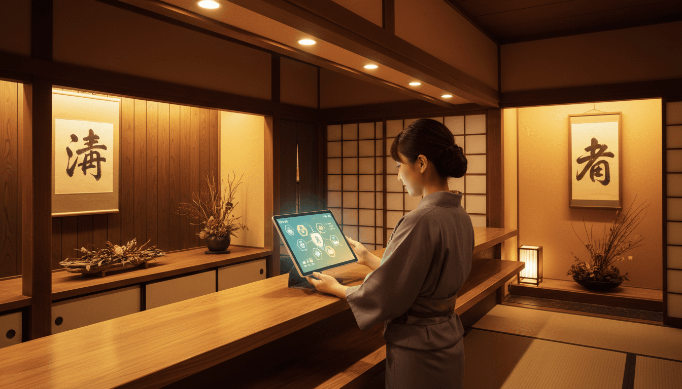 Featured image for 芳å
ã»å®¿æ³DXãå éããAI掻çš5éžã2026幎èŠç¹ã