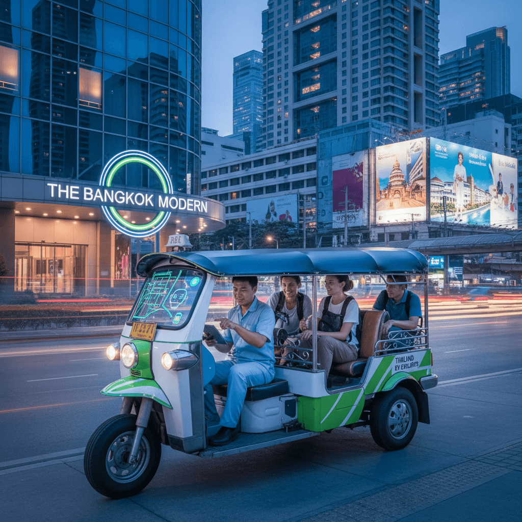 Featured image for EV Tuk-Tuk + AI: รีดีไซน์ประสบการณ์เที่ยวกรุงเทพอย่างยั่งยืน