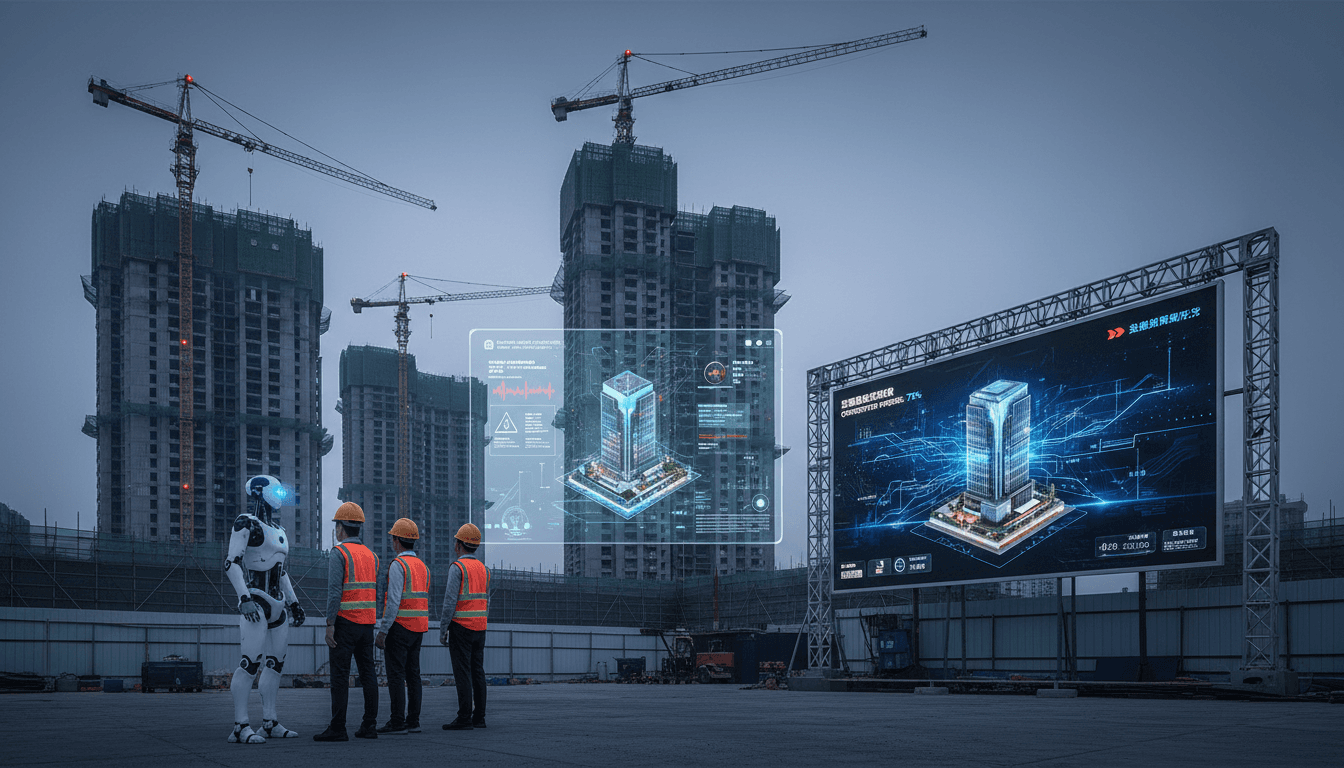 Featured image for AI从屏幕走向工地:从灵宇宙到智慧工地的“南坡路径”