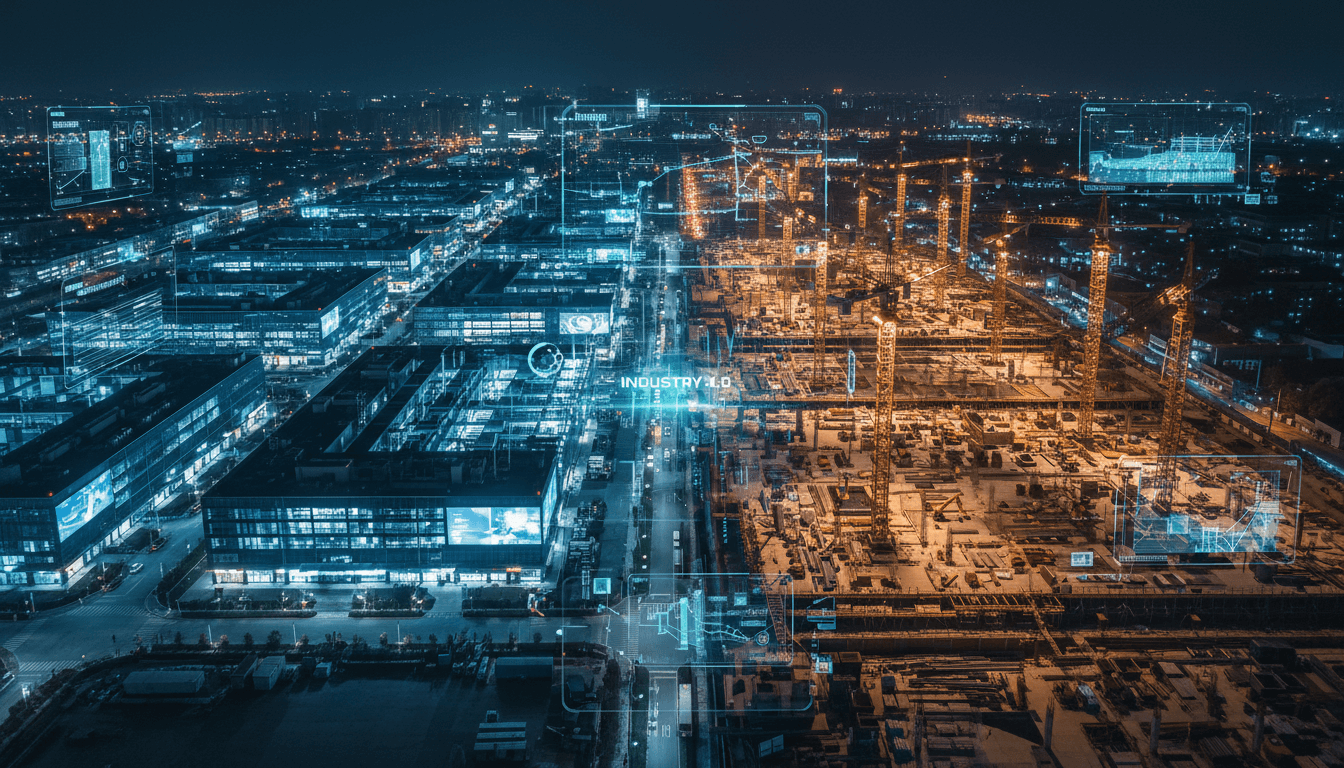 Featured image for 从“广州屏”到智慧工地:制造强区黄埔给建筑业的AI启示