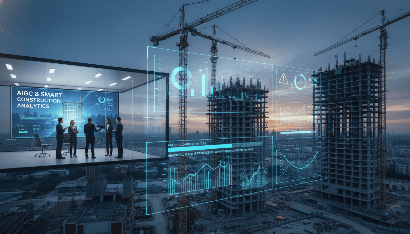 Featured image for 从AIGC营销到智慧工地:AI如何改写建筑企业的增长逻辑