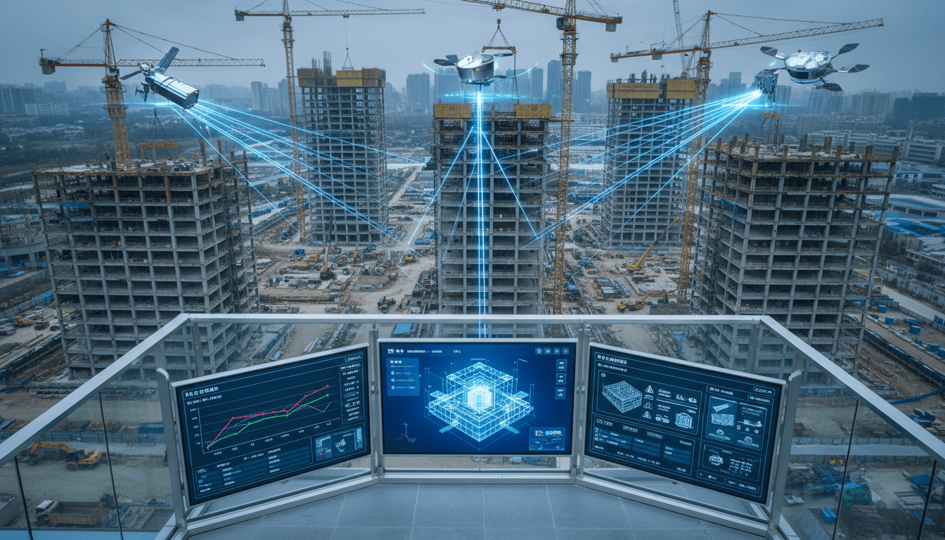 Featured image for 从空天到工地:AI大模型如何重塑中国建筑智慧施工