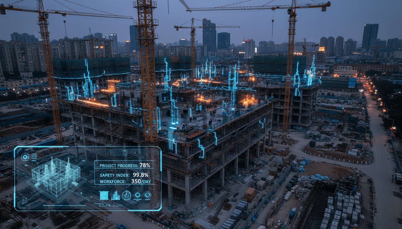 Featured image for 从AI眼镜大战,看智慧工地的下一块“金矿”