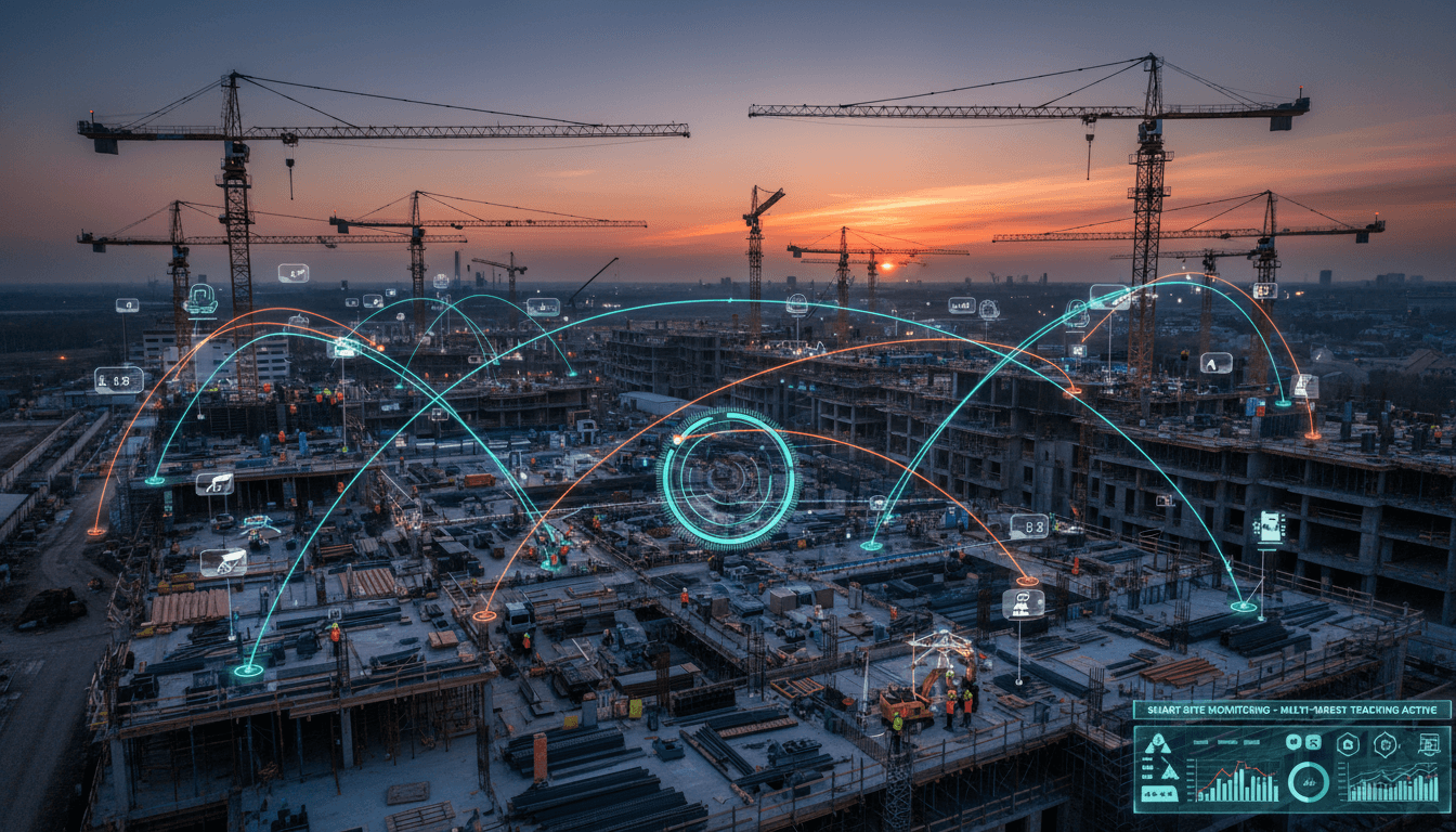 Featured image for 多目标追踪MOT夺冠:AI如何撑起智慧工地安全底座