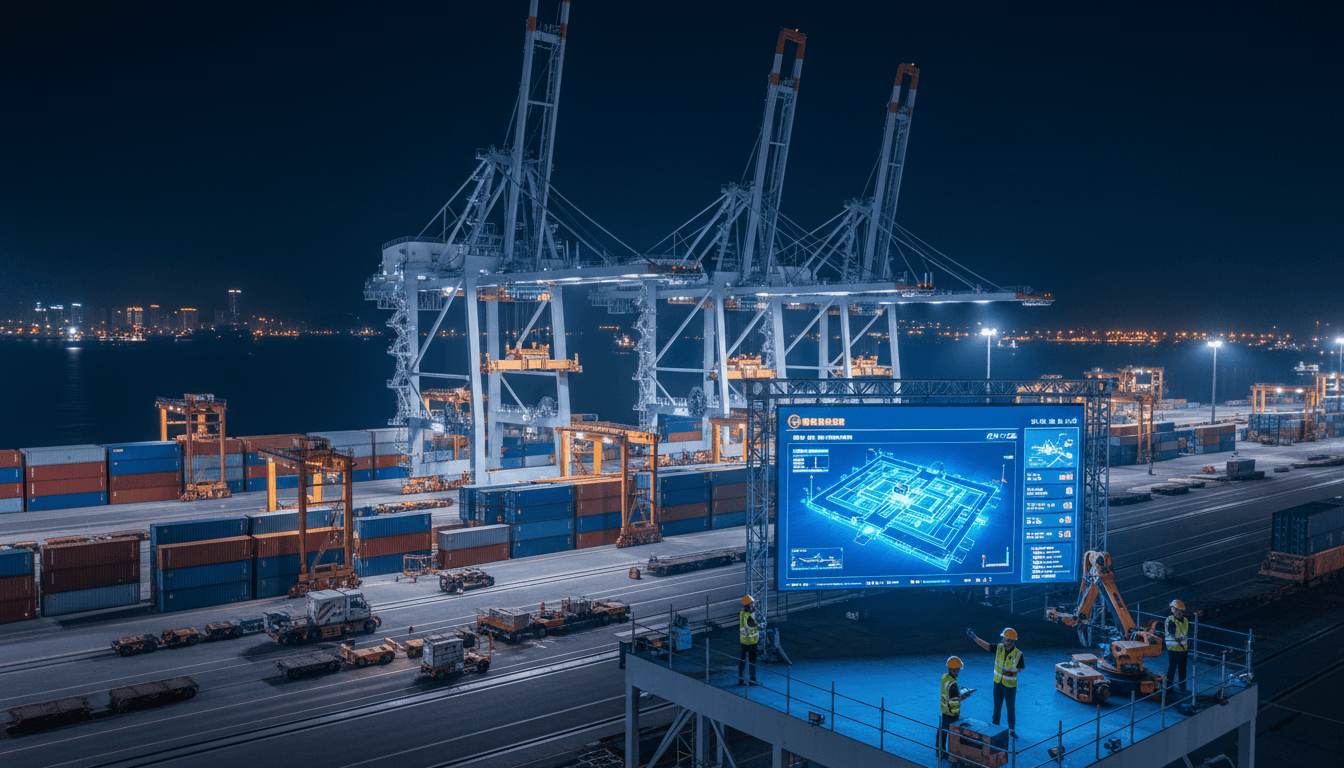 Featured image for 海南封关“出海口”竞逐下,AI如何重塑智慧港口与智慧工地