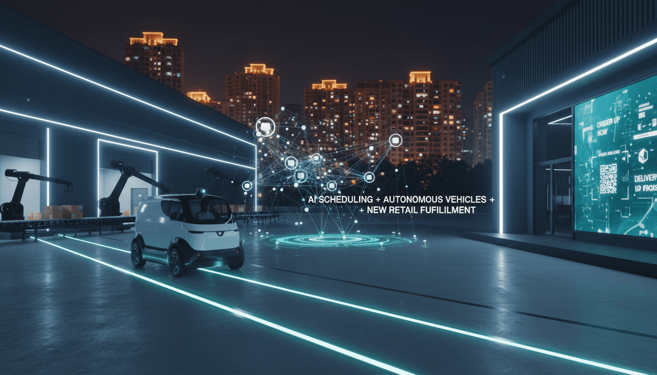 Featured image for 菜鸟拟入股九识智能:无人车整合如何托起新零售效率