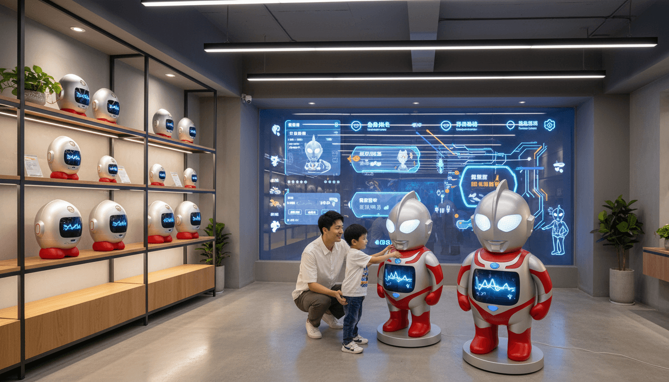 Featured image for 奥特曼AI互动对话器上新:IP联名如何驱动新零售转化