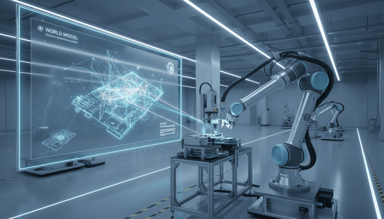 Featured image for 世界模型走进智能工厂:用“可预测的仿真”把机器人数据成本打下来
