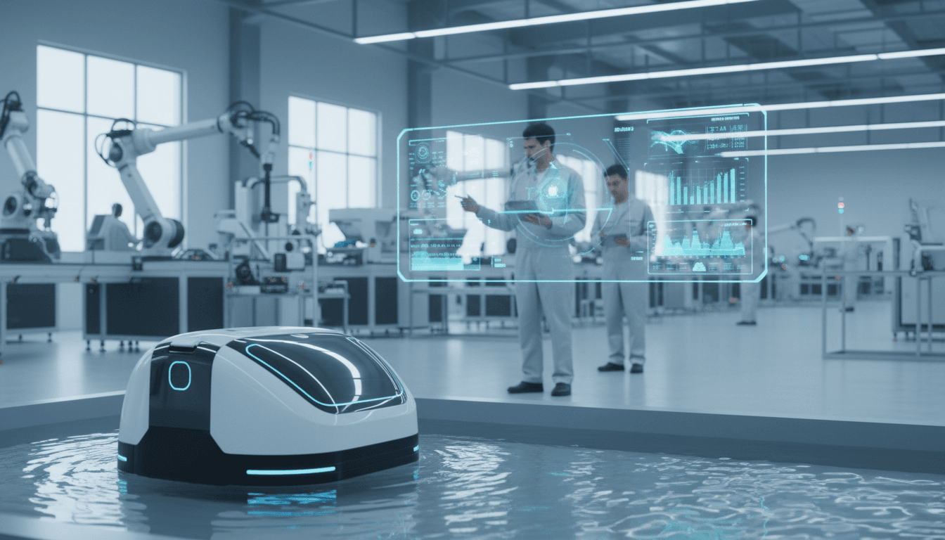 Featured image for 从泳池机器人到智能工厂:元鼎智能的AI制造方法论