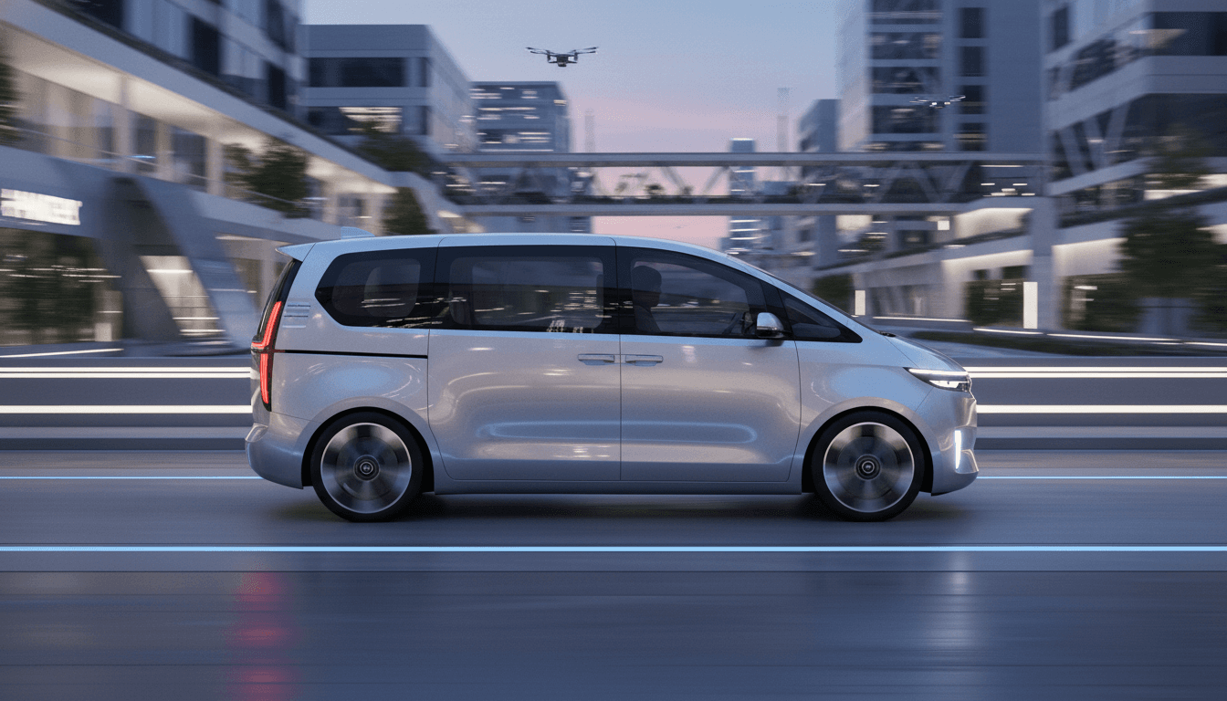 Featured image for 现代Staria EV首曝:大车身背后是另一条自动驾驶AI路线