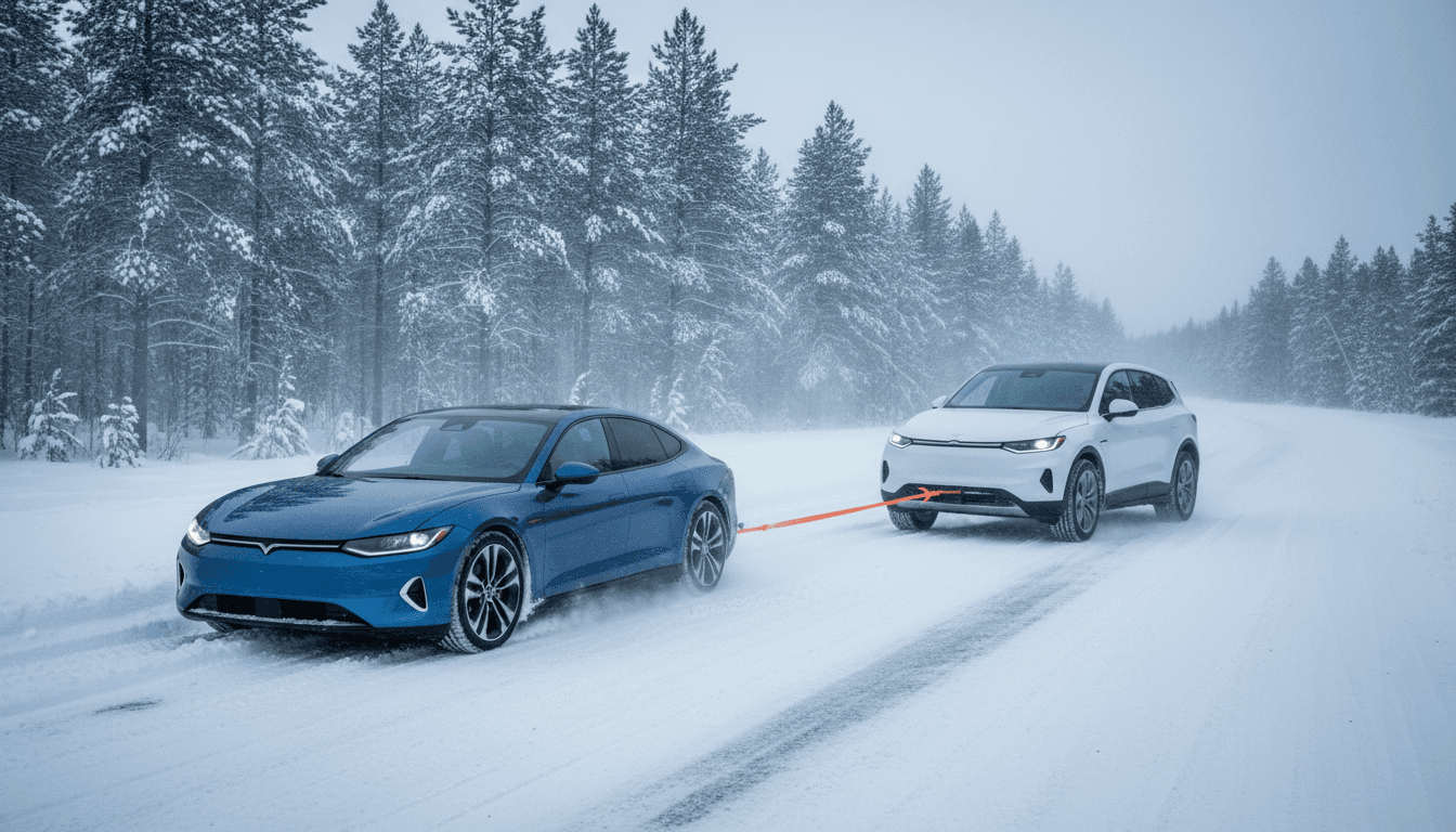 Featured image for 极寒实测揭示:自动驾驶AI如何扛住冬季电动车难题