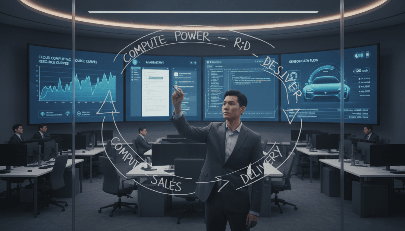 Featured image for 微软“提拔销售+调算力”押注AI:对照Tesla的软件优先