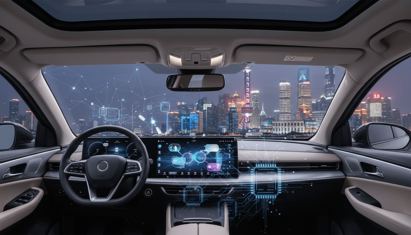 Featured image for 上海新增生成式AI登记:对照Tesla看中国车企AI落地差异