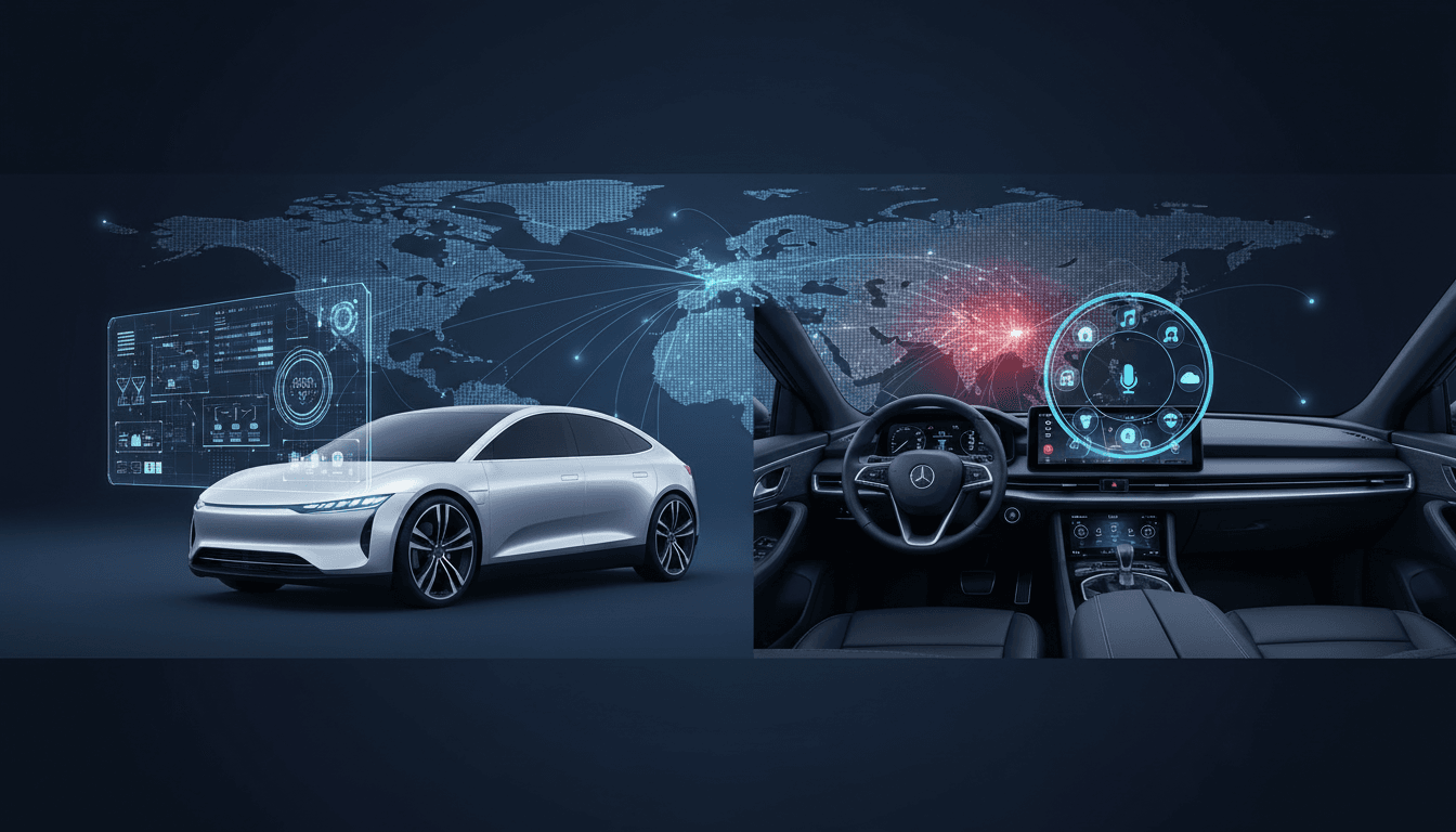 Featured image for 中国汽车份额升至35.6%:特斯拉与国产品牌AI路线分野