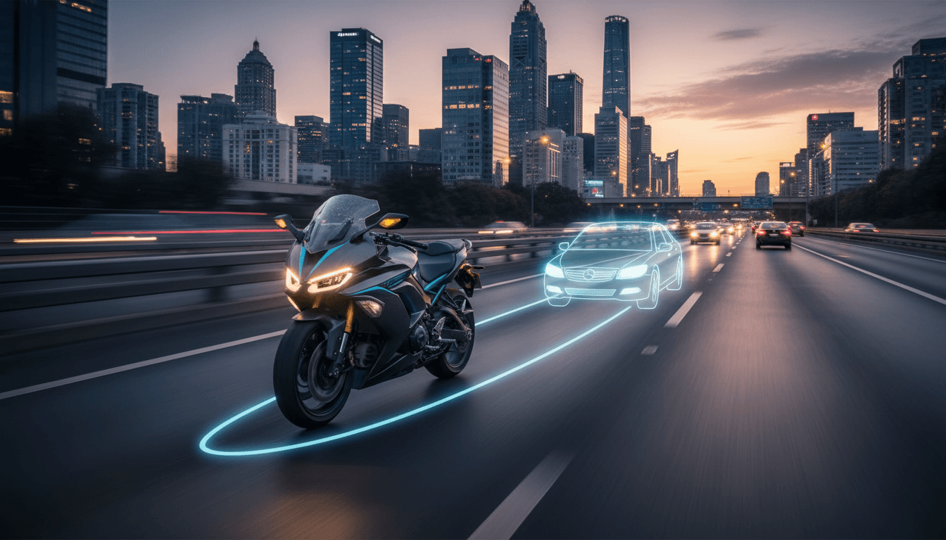 Featured image for 本田“自动转向避险”专利:两轮也要上车规AI