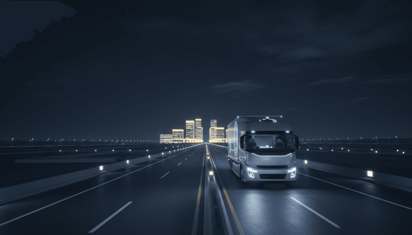 Featured image for AI自动驾驶卡车把1000英里跑进15小时:物流效率新标尺