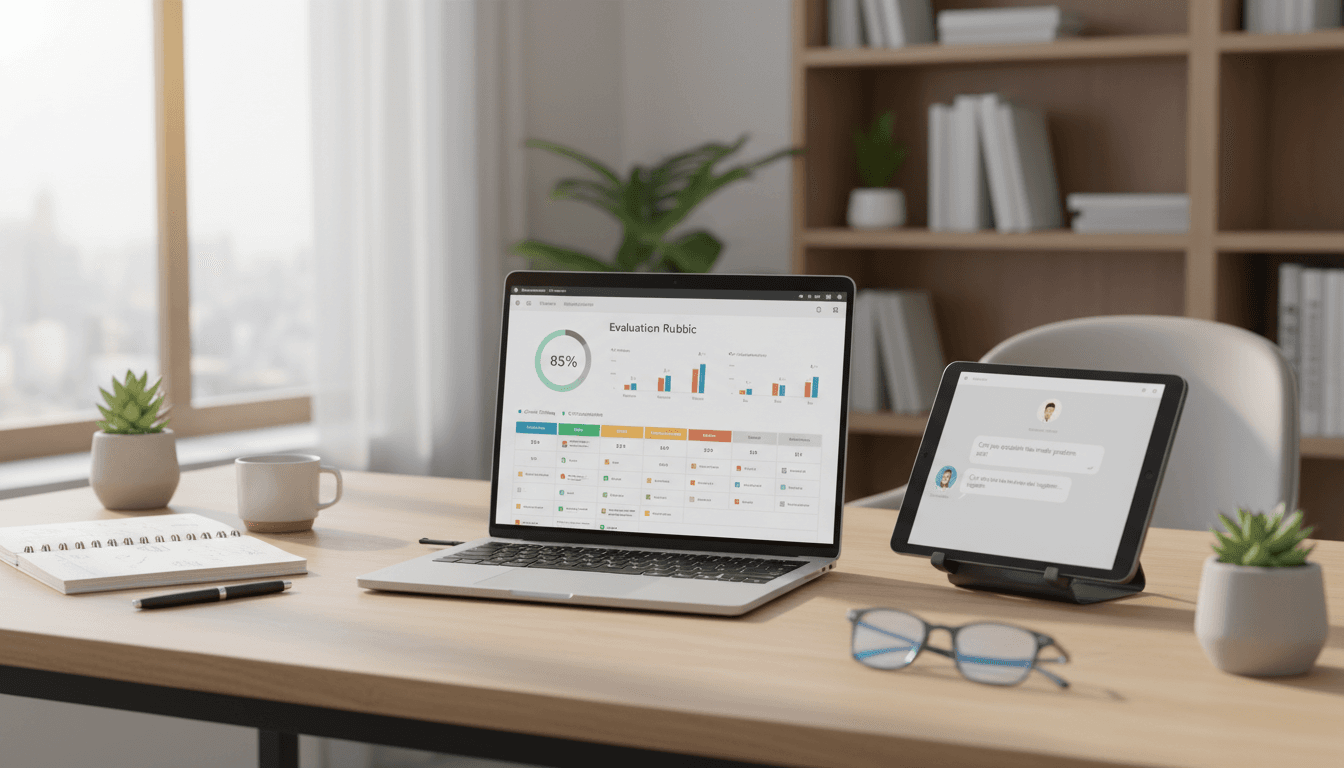 Featured image for 用“动态评分标准”把教育类AI测评做成流水线