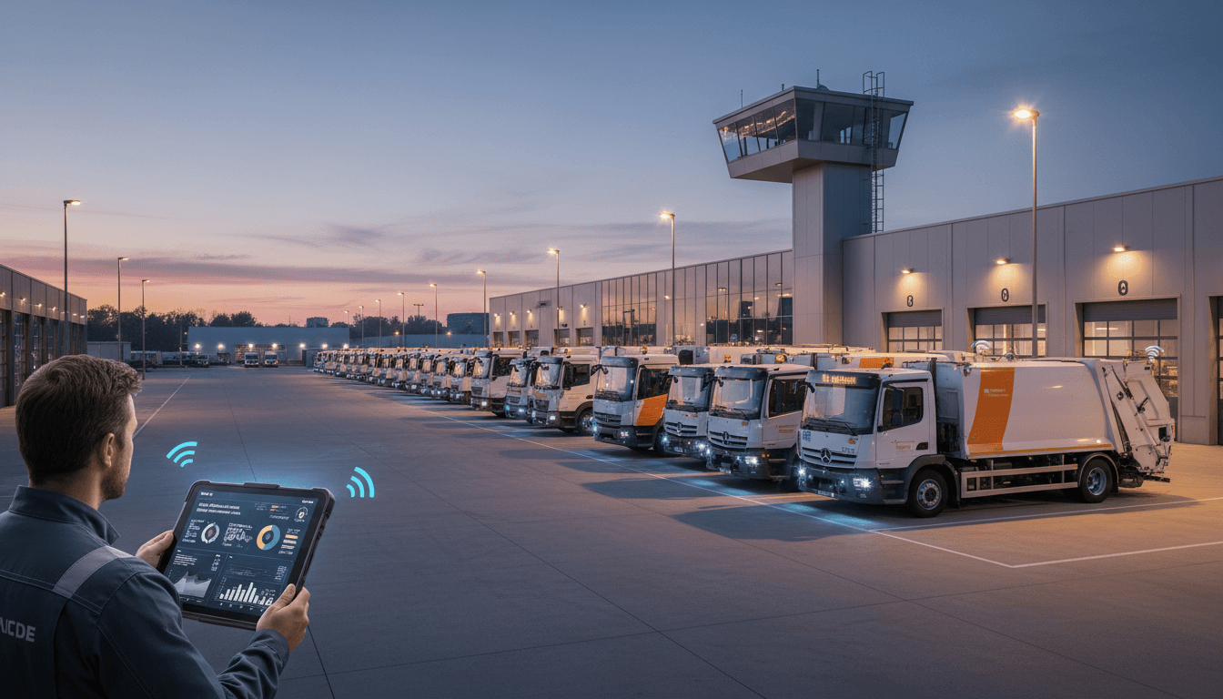 Featured image for AI uzturēšana pilsētas autoparkiem: mazāk dīkstāves