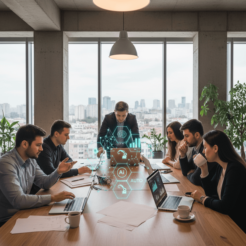 Featured image for ΠΠ°Π»ΠΊΠΈΡΡ Π±ΠΈΠ·Π½Π΅Ρ ΠΈ AI: ΠΎΡ Π½Π΅ΡΠΈΠ³ΡΡΠ½ΠΎΡΡ Π΄ΠΎ ΡΠ΅Π°Π»Π½ΠΈ ΡΠ΅Π·ΡΠ»ΡΠ°ΡΠΈ