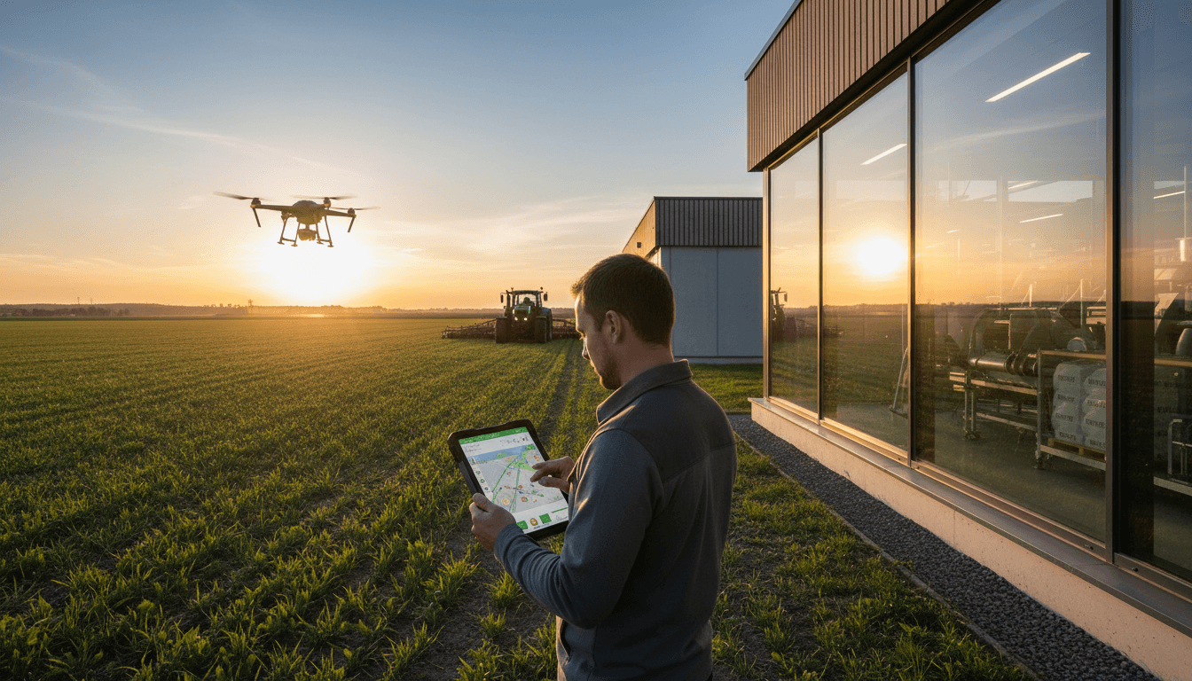 Featured image for AI workflow v zemědělství: méně klikání, víc výnosů