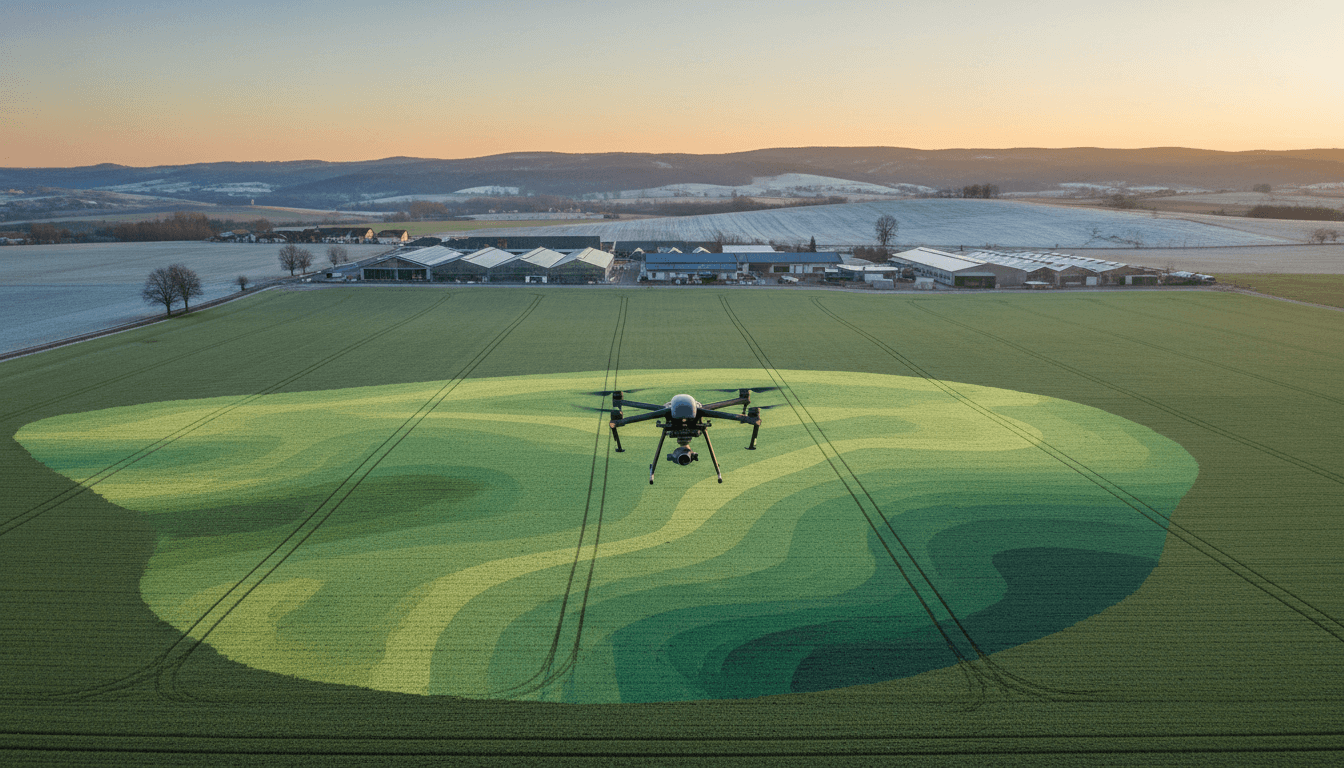 Featured image for AI drony odhalí stres plodin dřív, než ho uvidíte