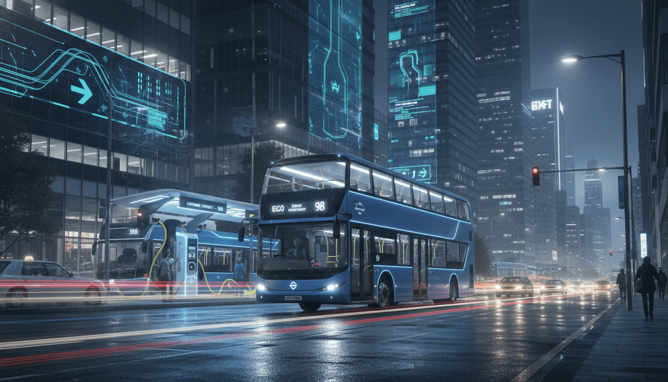 Featured image for Ένα ηλεκτρικό διώροφο λεωφορείο και η AI στις πόλεις