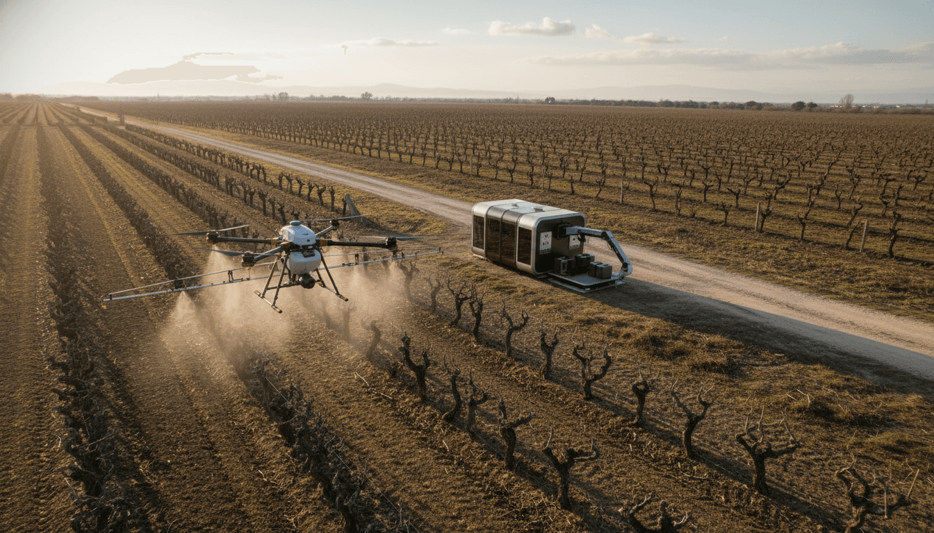 Featured image for AI drones στη γεωργία: από επιτήρηση σε στοχευμένο ψεκασμό