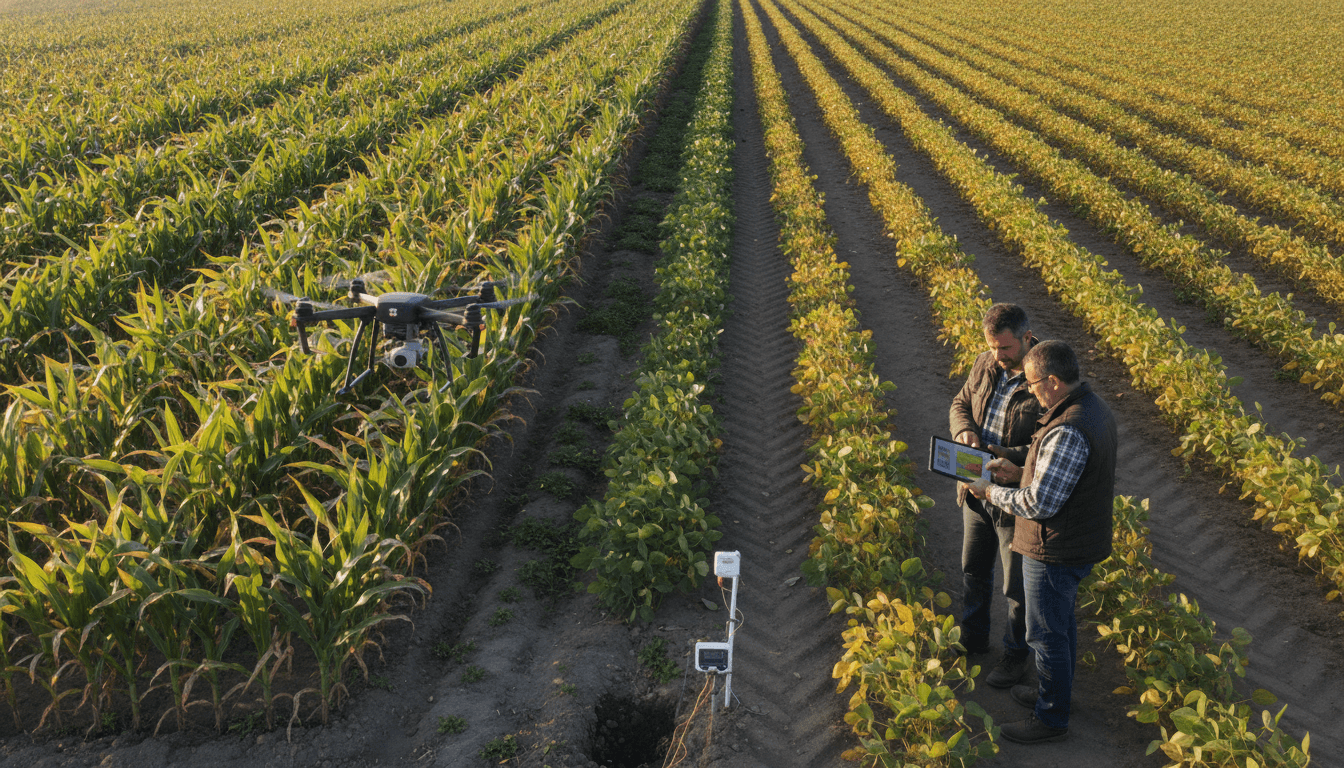 Featured image for AI σε καλαμπόκι & σόγια: παραγωγή με λιγότερες εισροές