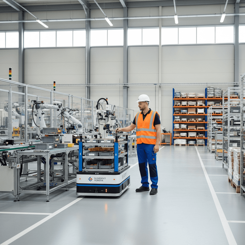 Featured image for Ako bezpečne spolupracovať s priemyselnými robotmi