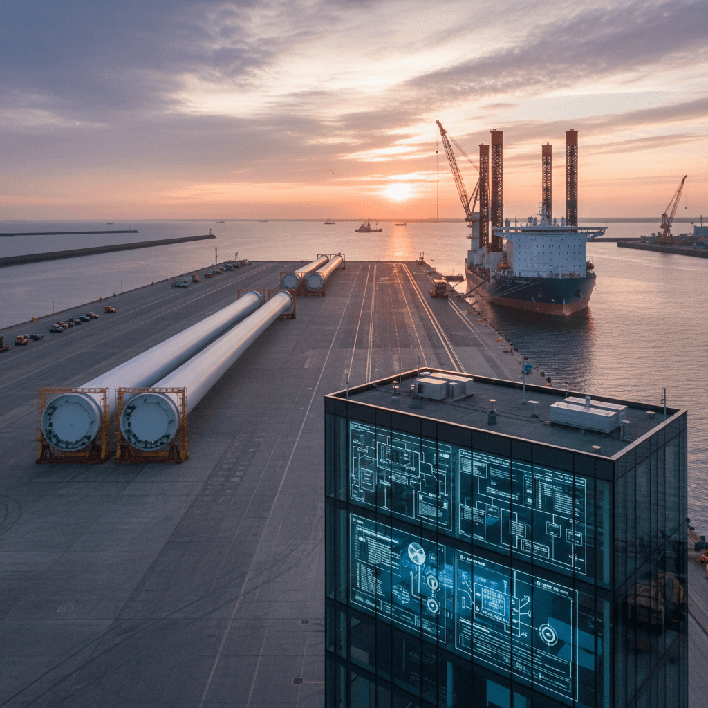 Featured image for Rotterdam, offshore vind og AI: Sådan ændres havnenes rolle